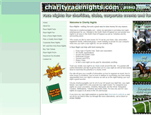 Tablet Screenshot of charityracenights.com
